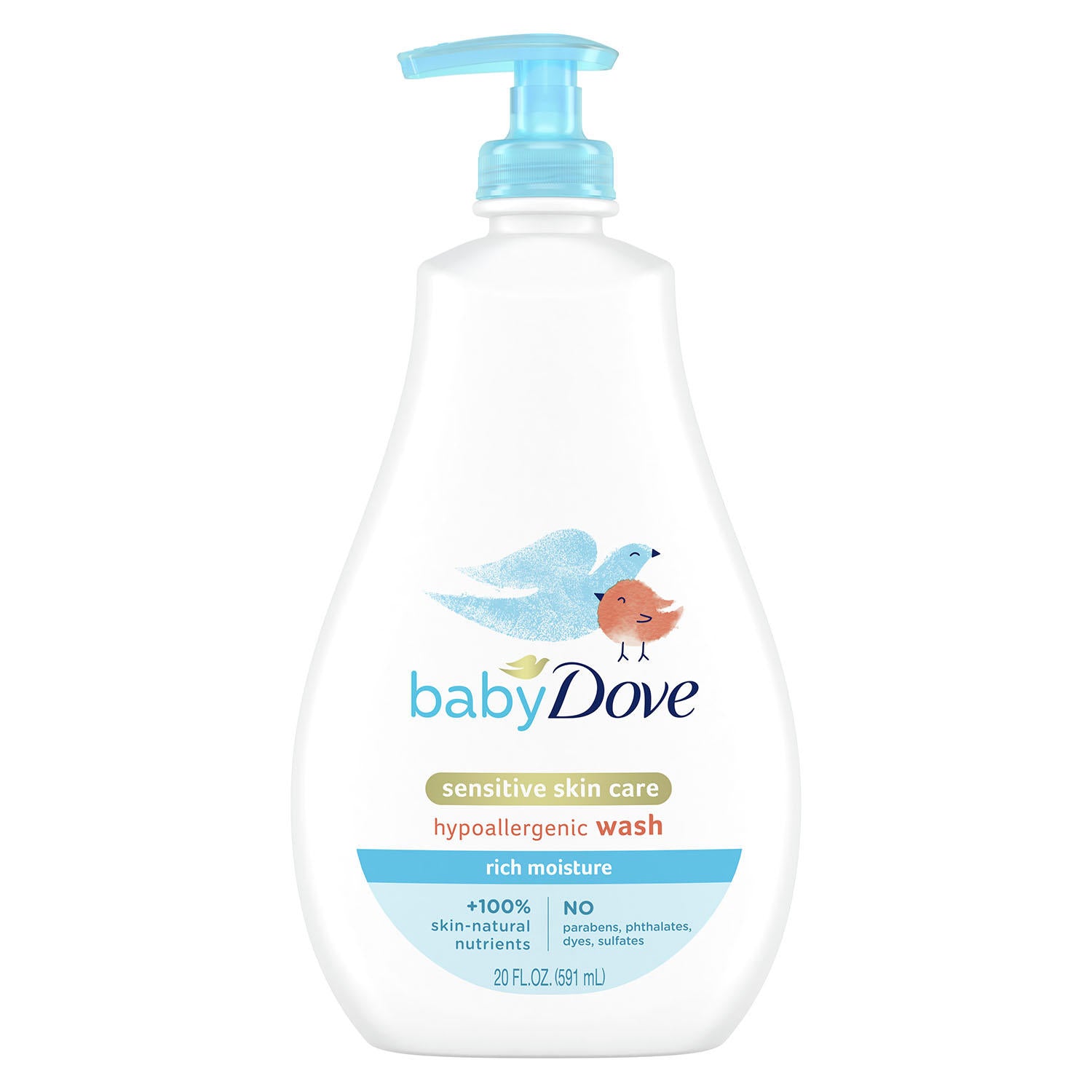 Baby Dove Wash and Lotion (2 - 20 fl. oz. & 1 - 6.5 fl. oz.)
