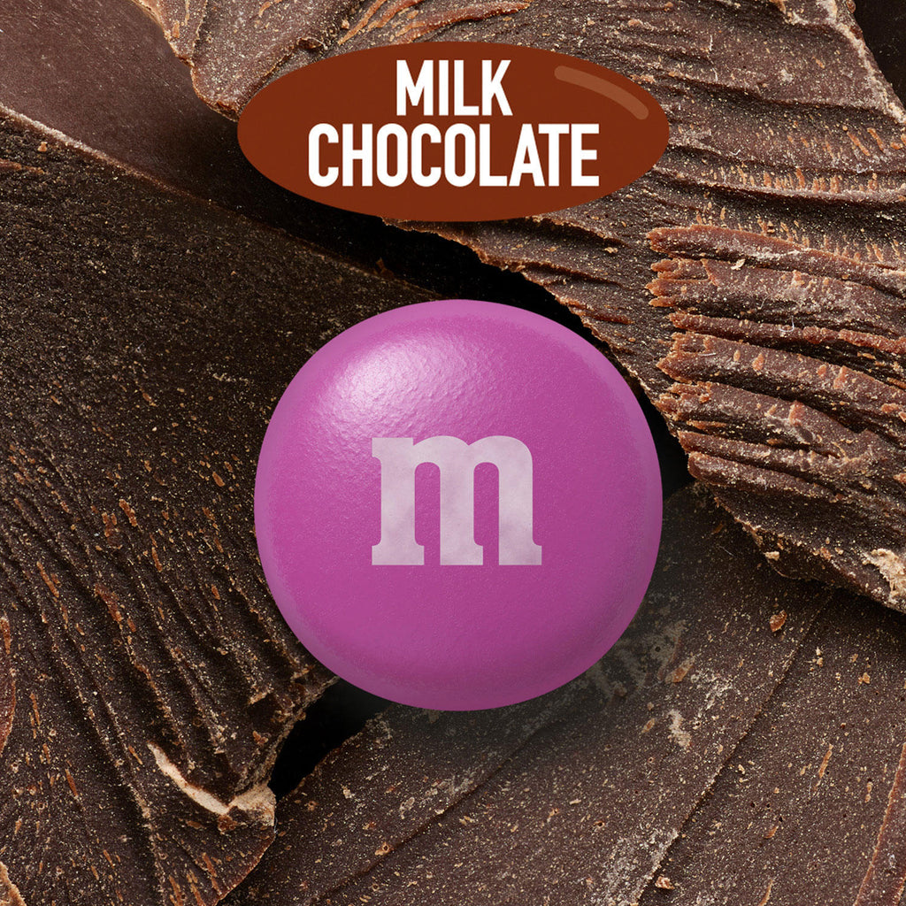 M&M’S Milk Chocolate Dark Pink Bulk Candy in Resealable Pack (3.5 lbs.)