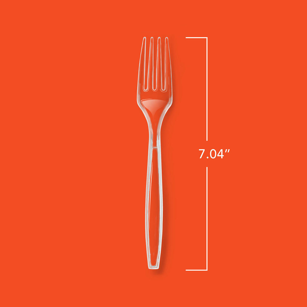Hefty Clear Heavy Weight Plastic Forks (300 ct.)