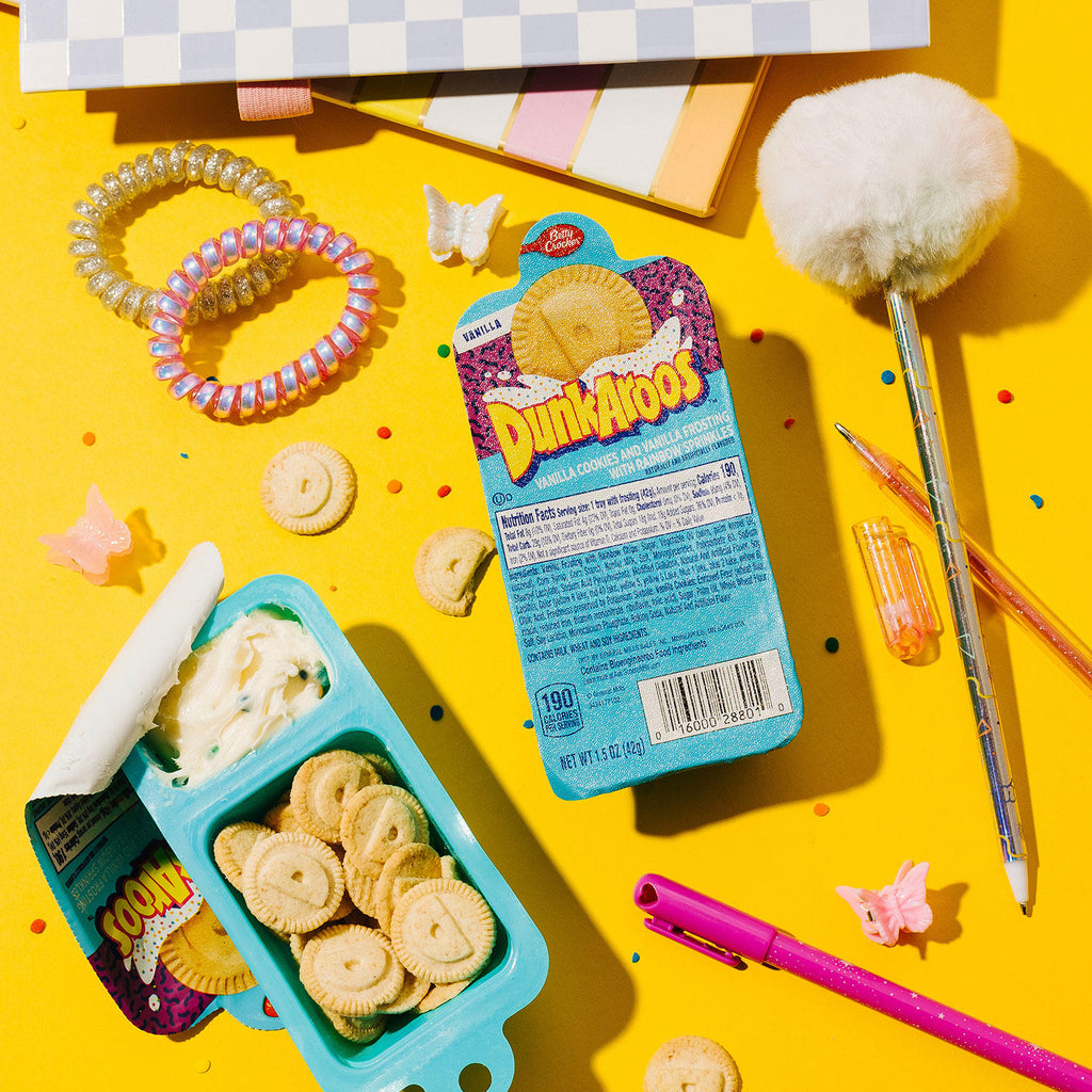 Dunkaroos Vanilla Cookies and Vanilla Frosting, Rainbow Sprinkles (30 ct.)