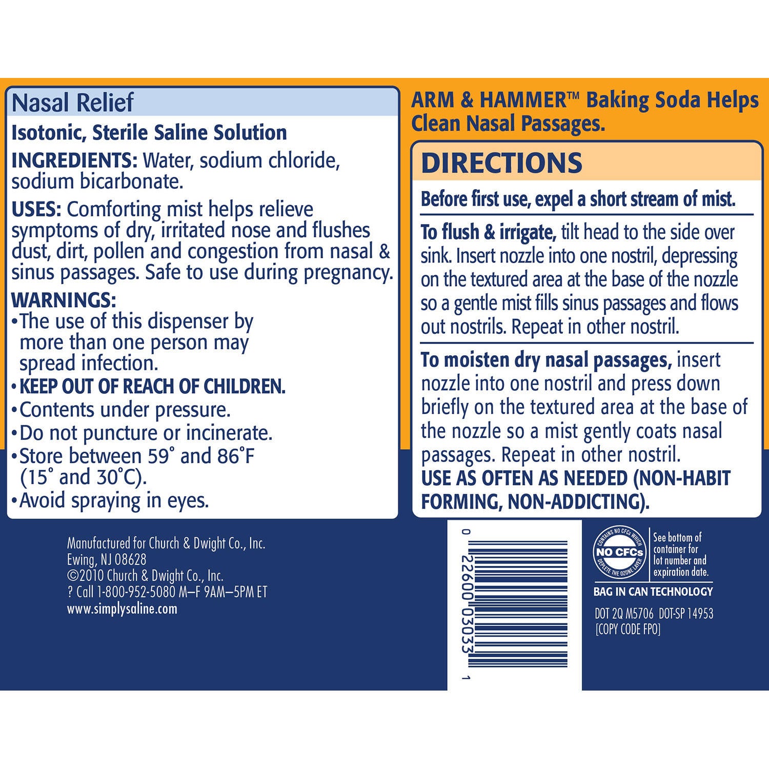 Simply Saline Adult Nasal Mist Daily Care (3 pk., 4.5 oz./pk.)