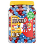 M&M'S Peanut Red, White and Blue Milk Chocolate Bulk Candy Jar (62 oz.)