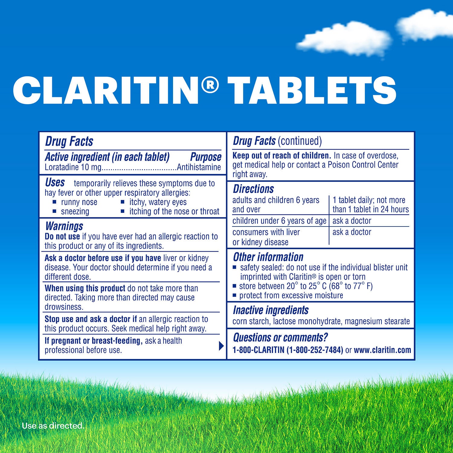 Claritin 24 Hour Non-Drowsy Allergy Medicine Tablets (115 ct.)