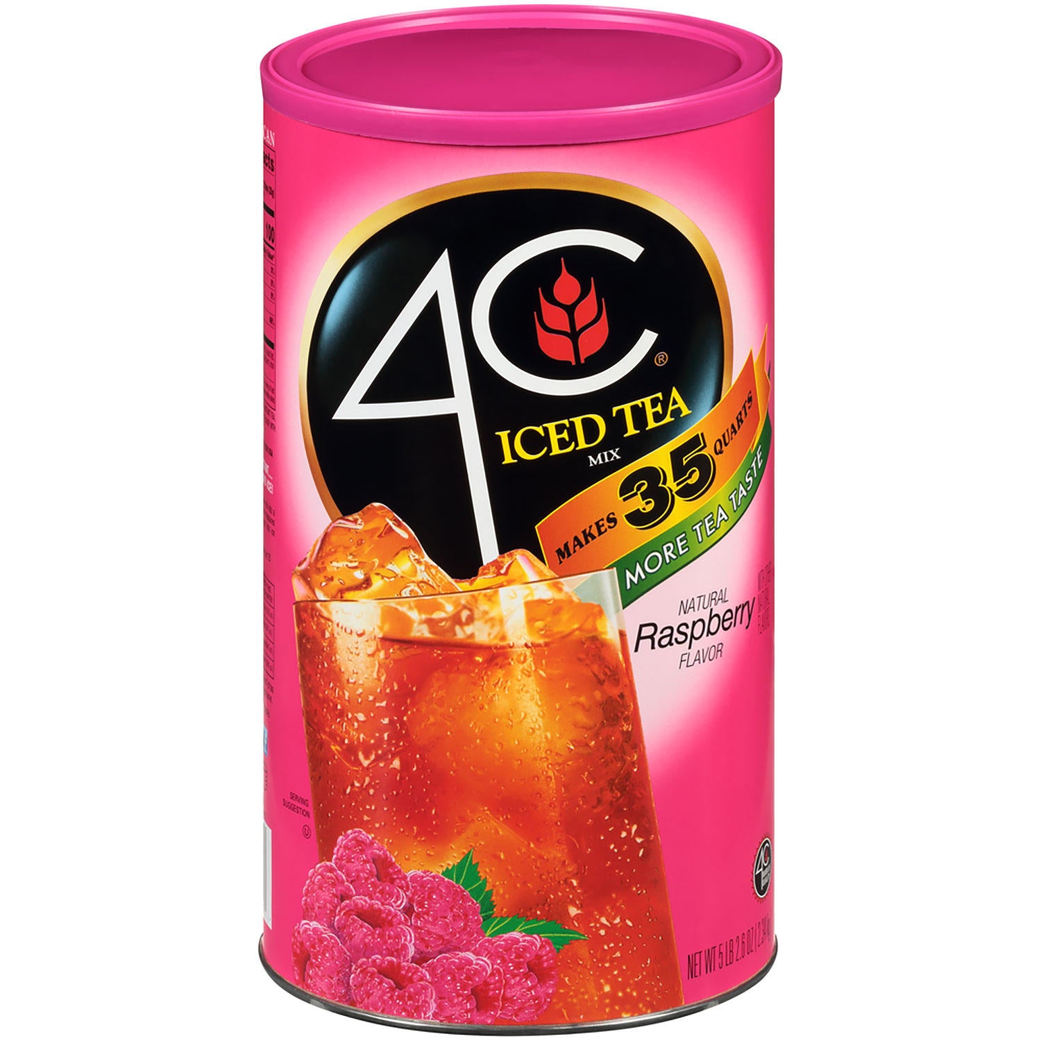 4C 35 QT Raspberry Iced Tea Mix (82.6 oz.)
