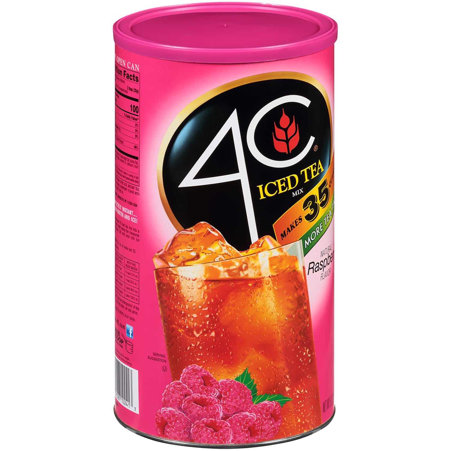 4C 35 QT Raspberry Iced Tea Mix (82.6 oz.)