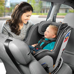 Chicco NextFit Zip Convertible Car Seat, Carbon
