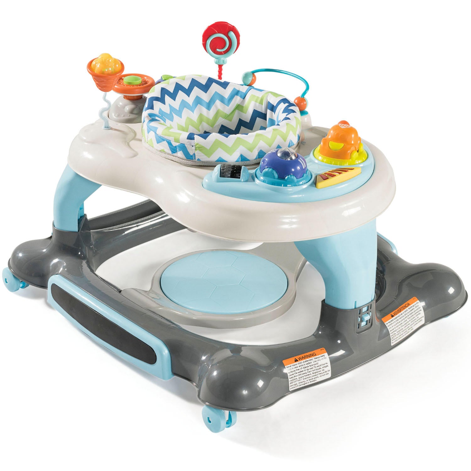 Storkcraft 3-in-1 Activity Walker and Rocker with Jumping Board and Feeding Tray (Choose Your Color)