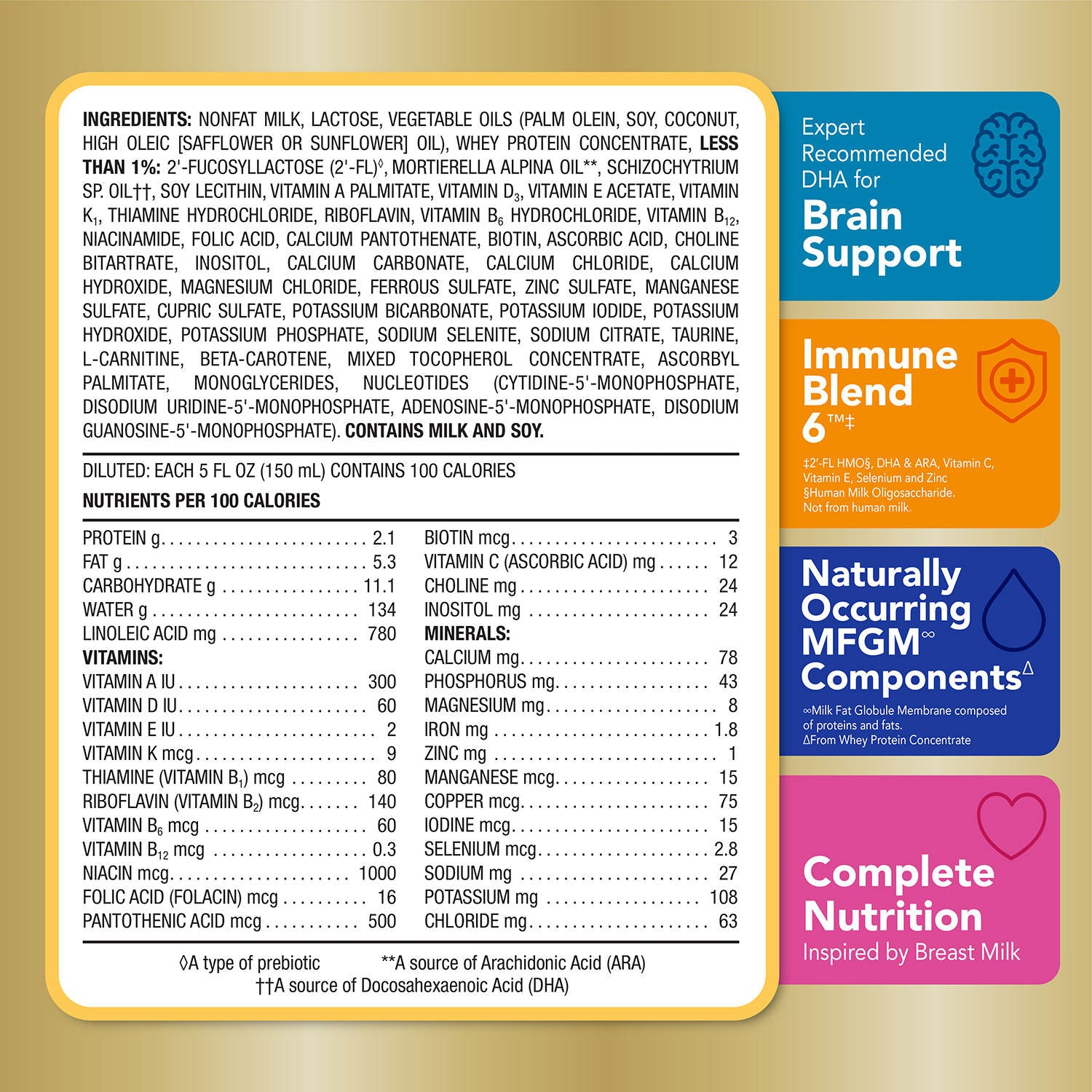 Member's Mark Infant Premium Baby Milk-Based Formula Powder with Iron, Immune Blend (48 oz.)