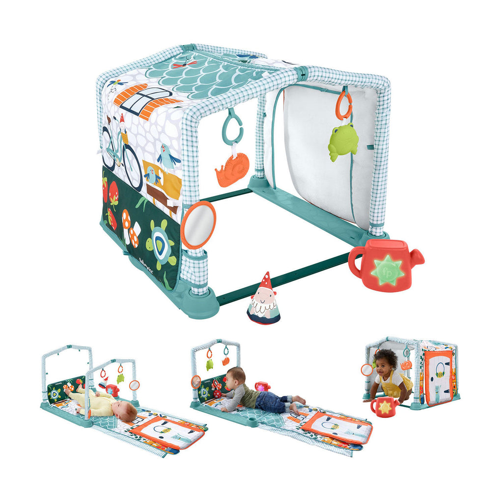 Fisher-Price 3-in-1 Crawl & Play Activity Gym Transforming Play Mat