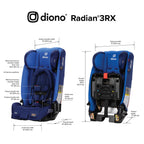 Diono Radian 3RX All-in-One Convertible Car Seat (Choose Your Color)