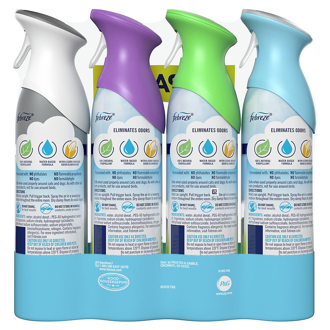 Febreze Air Odor-Fighting Air Freshener Variety Pack, 8.8 oz./4 pk.