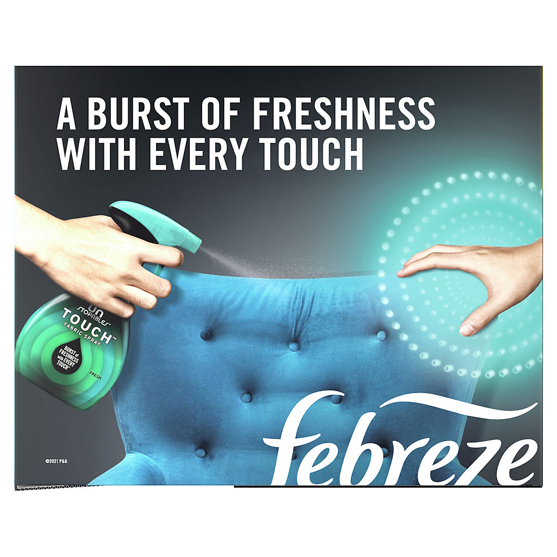 Febreze Unstopables Touch Fabric Spray and Odor Eliminator, Fresh & Paradise, 2 ct.