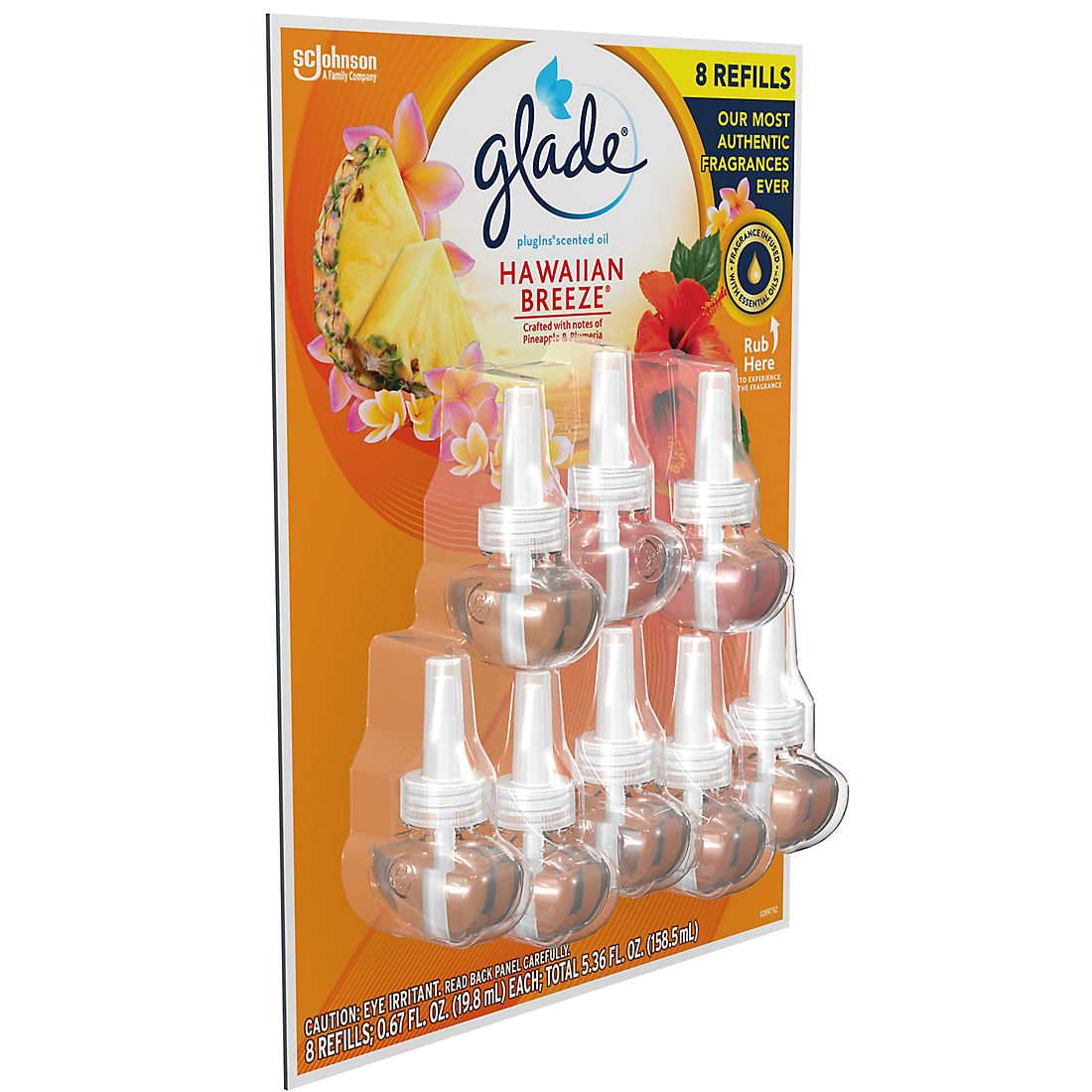 Glade Hawaiian Breeze Refill Pack, 8 ct.