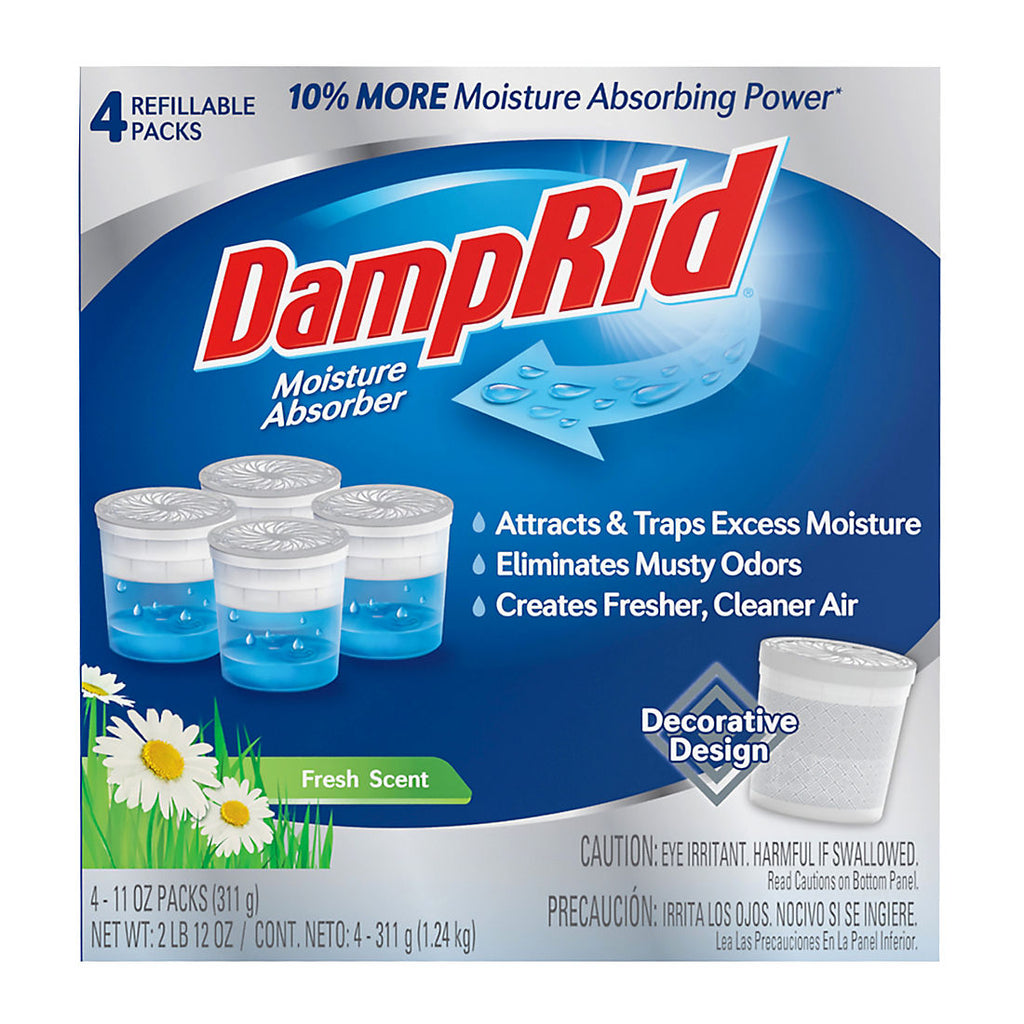 DampRid Decorative Design Bucket Air Fresheners, 4 pk. - Fresh Scent