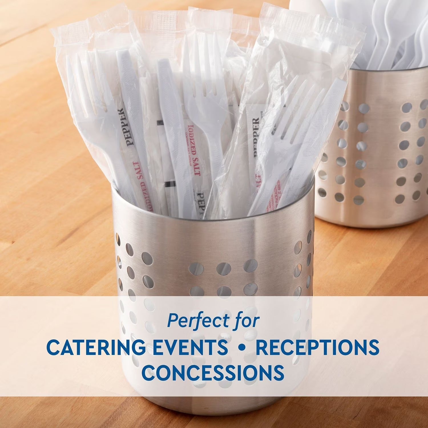 Member's Mark White Plastic Cutlery Packets (200 ct.)