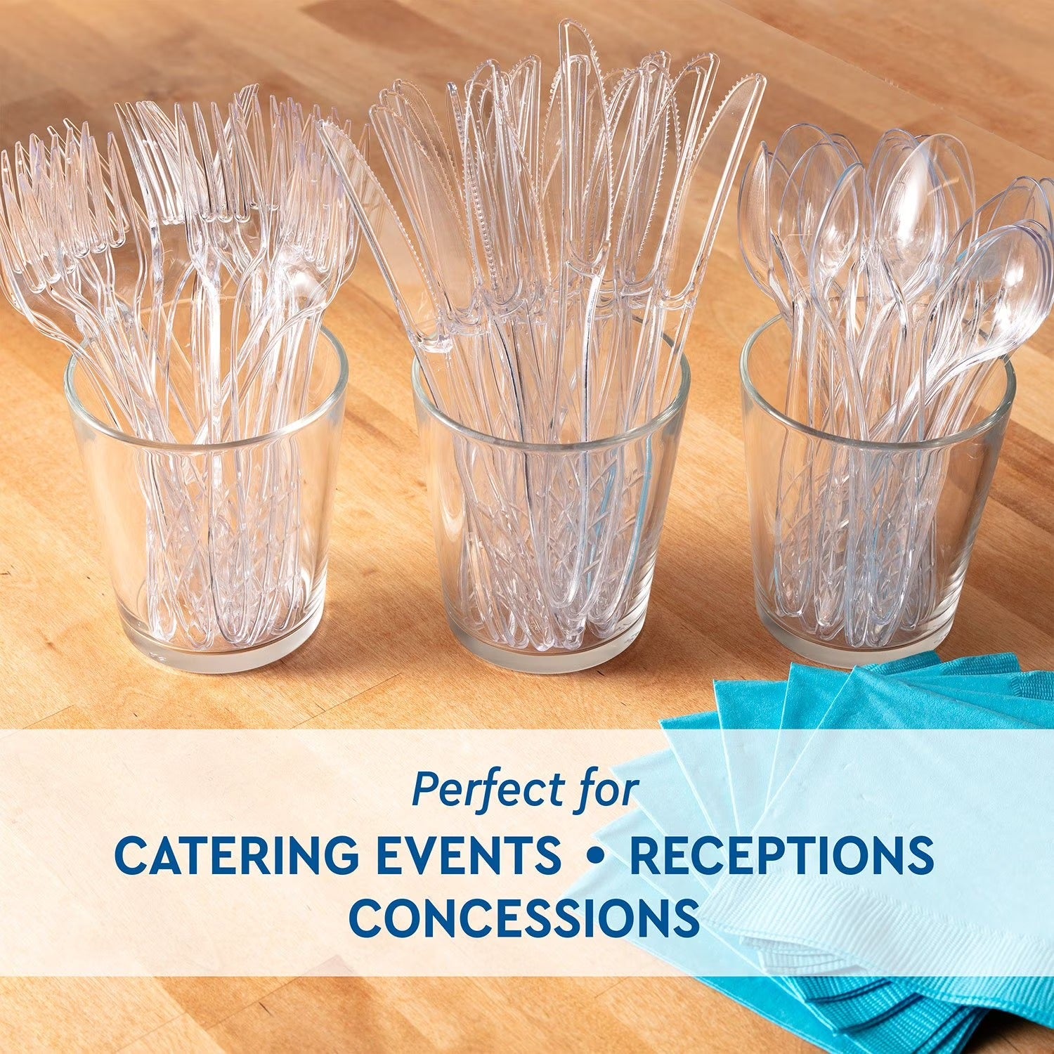 Member's Mark Clear Cutlery Combo Pack (360 ct.)