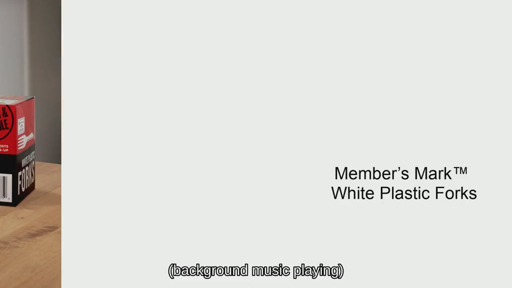 Member's Mark White Plastic Forks (600 ct.)