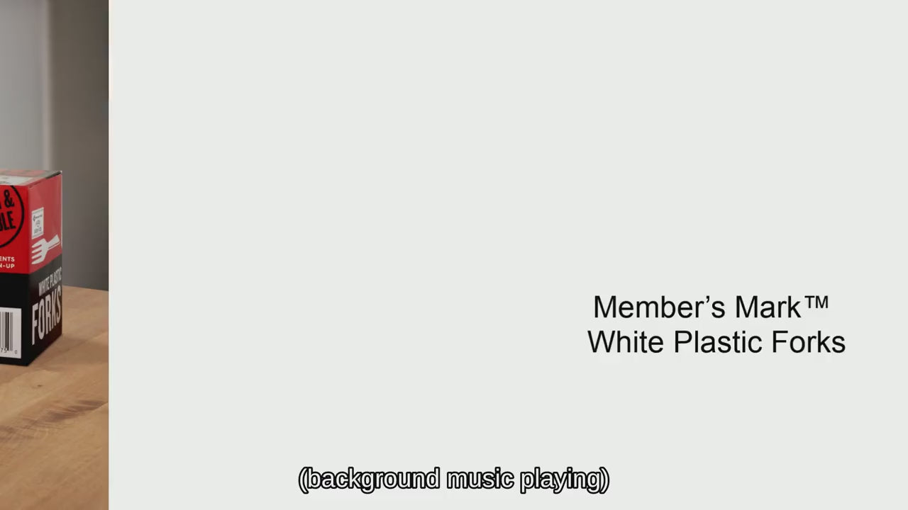 Member's Mark White Plastic Forks (600 ct.)