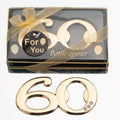 24PCS Latest 60 Bottle Openers for 60th Birthday Party Favors or 60th Wedding...