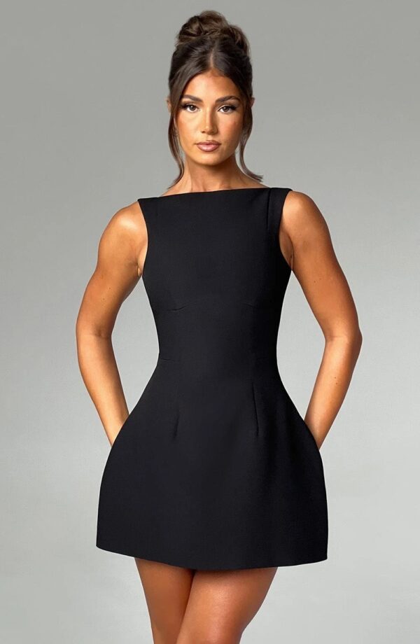 Alana Mini Dress – Black (Size XS)