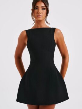 Alana Mini Dress – Black (Size XS)