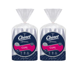 Chinet Crystal Plastic Cups – 9 oz, 200 Count