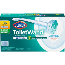 06c97065-7efe-4d71-835a-876e807ac258.e34c270c71046d1549bb4b1d1843732a.jpeg Clorox ToiletWand Toilet Cleaning Kit, Rainforest Rush, 1 ToiletWand Handle + 36 Refills