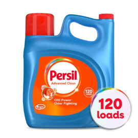 Persil Advanced Clean Oxi+Odor Liquid Laundry Detergent – 120 loads, 202 fl. oz