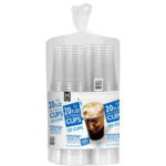 Member's Mark Clear Plastic Cups – 20 oz, 120 Count