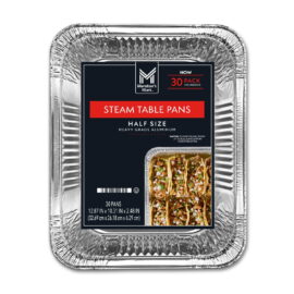 13be6257-d2df-4a1d-ad90-3999780ca4da.99fa2c12432d2c521e84f76ee71393b0.jpeg Member's Mark Half Size Aluminum Steam Table Pans – 30 Count