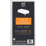 Member's Mark White 3-Ply Tissue Tablecovers, 54" x 108" – 10 Pack