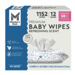 Member's Mark Premium Baby Wipes, Refreshing Clean Scent – 12 Pack, 1152 Wipes