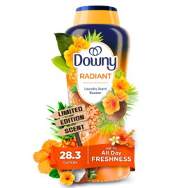 Downy Radiant In-Wash Laundry Scent Booster Beads, Pineapple & Coconut Grove – 28.3 oz
