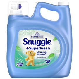 28bd27e1-af1d-40a6-8e7b-9424f7ed5972.f4ffcf1e0b90558f0ef0d0ec5f2c56d9.jpeg Snuggle SuperFresh Morning Breeze 138.4oz Liquid Fabric Conditioner