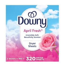 Downy Fabric Softener Dryer Sheets, April Fresh – 320 Count