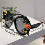 🧡🎃 Pumpkin Halloween Party Sunglasses – Fun Cartoon Festival Rave Shades
