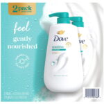 Dove Sensitive Skin Body Wash with Pump – 30.6 fl oz, 2 Count