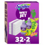 3f01d59f-44f3-49ba-90b1-e338ab42e67a.ee8aaed6d0df49b4cfd504da8f768af4.jpeg Swiffer WetJet Mopping Refill Pack, Gain, 32 Pads + 2 Refills