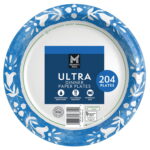 Member's Mark Ultra Dinner Paper Plates, 10" – 204 Count