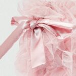 🎀💖 Pink Mesh Bow & Faux Pearl Chain Handbag