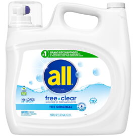 49d64b89-3ba4-4117-9dd0-f3aa300dc1f3.654ac17181b310eb54eb7dd4aae21e85.jpeg all Liquid Laundry Detergent, Free Clear for Sensitive Skin – 208oz, 166 loads
