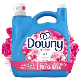 Downy Soft & Fresh Liquid Fabric Softener, April Fresh – 257 loads, 150 fl. oz
