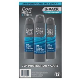 4dca3be2-ddd7-4272-bd1a-6a14dcbeed13.b2dea199dd3741cd0279bbf4d122ff0c.jpeg Dove Men+Care Dove Men's+Care Clean Comfort Antiperspirant Deodorant Dry Spray – 3.8 oz, 3 Pack
