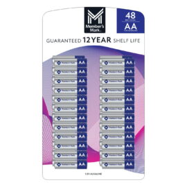4e9612a7-5536-49bb-8b0a-8d89a956fe2c.1ee4d8126e66c2e1ad2877973f6c5fc9.jpeg Member's Mark AA Alkaline Batteries – 48 Pack