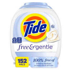 4f24f7e1-ed1c-4098-ba35-50b53a126edc.0b74e6312723ebe4c30953ebc18ec945.jpeg Tide PODS Free & Gentle Laundry Detergent Pacs – 152 Ct