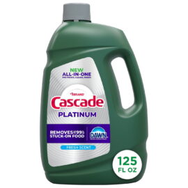Cascade Platinum Gel Dishwasher Detergent, Fresh, 125 fl. oz