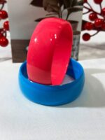 🌈✨ 5-Piece Neon Jelly Acrylic Bangle Bracelet Set – Bold Festival Statement Jewelry