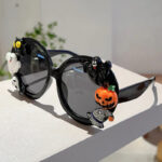 🧡🎃 Pumpkin Halloween Party Sunglasses – Fun Cartoon Festival Rave Shades