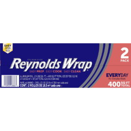 546e594d-39df-4635-9cea-b2aed6f07998.35ce8b296c0f5ed69191c5632ddf8e9d.jpeg Reynolds Wrap Every Day 12" Aluminum Foil, 200 sq. ft. – 2 Pack