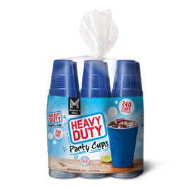 Member's Mark Heavy-Duty Blue Plastic Cups 18 oz – 240 Count